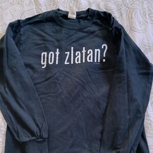 got zlatan? long sleeved black tee